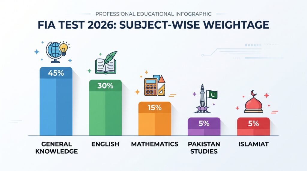 Subject-Wise Weightage Visual