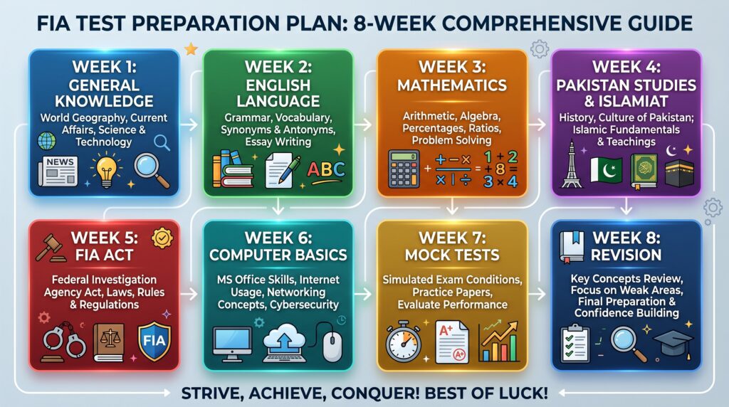 8-Week Study Plan Graphic