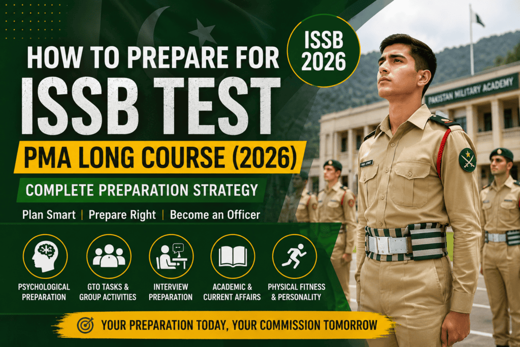 How to Prepare for ISSB Test 2026 – Complete PMA Long Course Preparation Strategy