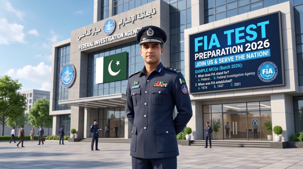 Federal Investigation Agency FIA Test Preparation 2026 - Full Guide for Assistant Sub Inspector Constable UDC LDC Posts