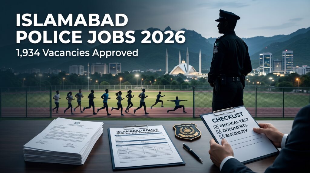 Islamabad Police Jobs 2026 1,934 Vacancies Approved