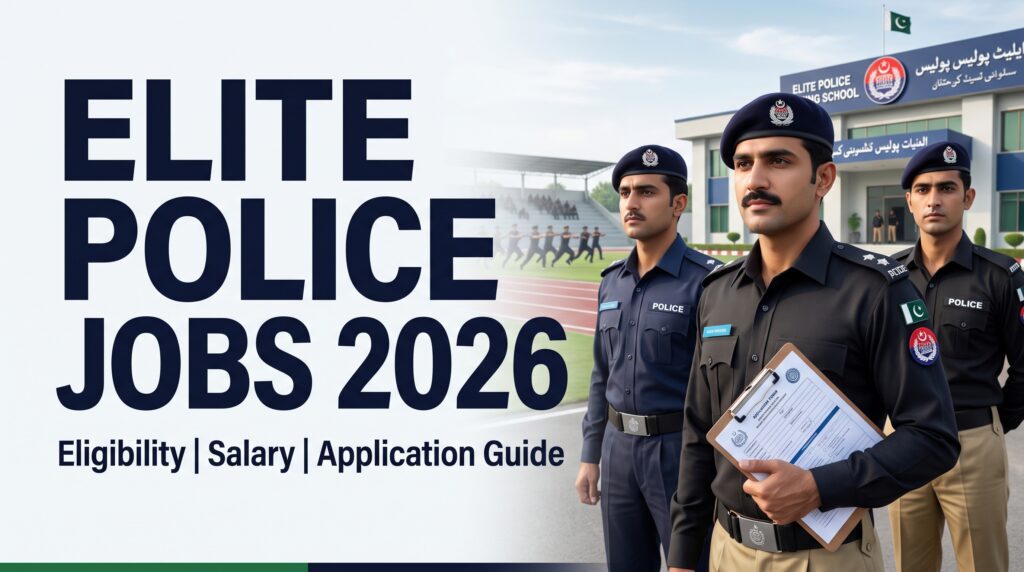 Elite Police Jobs 2026 – Punjab Police Elite Force recruitment and training
