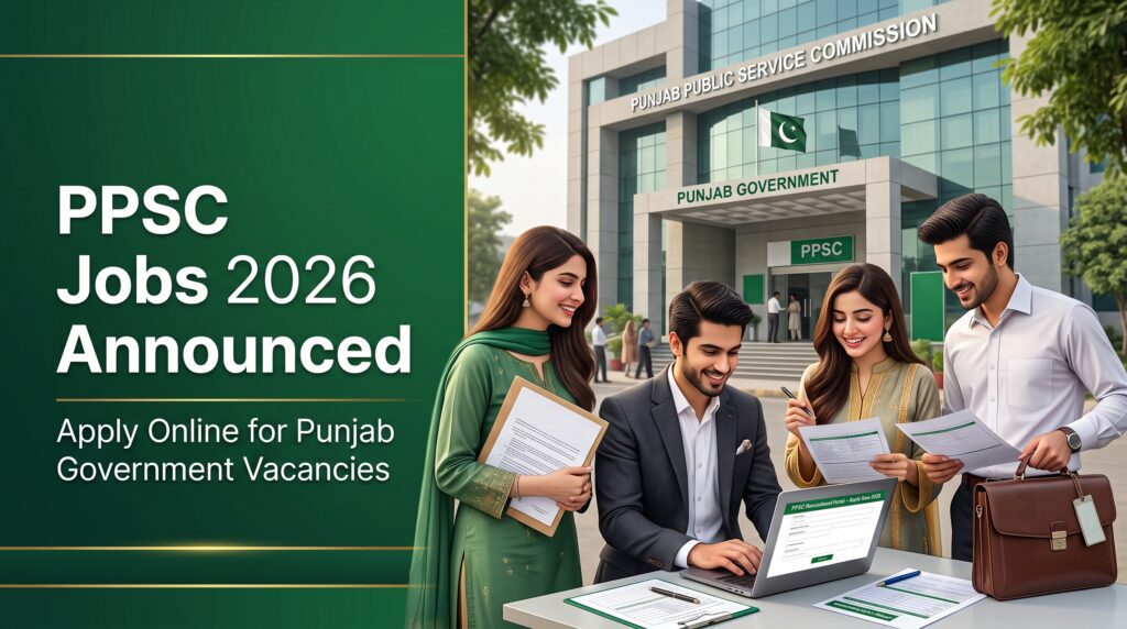 PPSC Jobs 2026 announced for latest Punjab Government vacancies with online application details