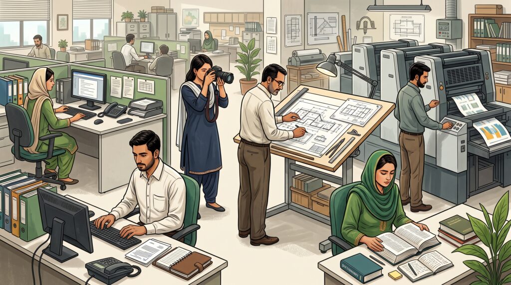 Different Pak Army civilian vacancies including clerk, photographer, draughtsman and translator