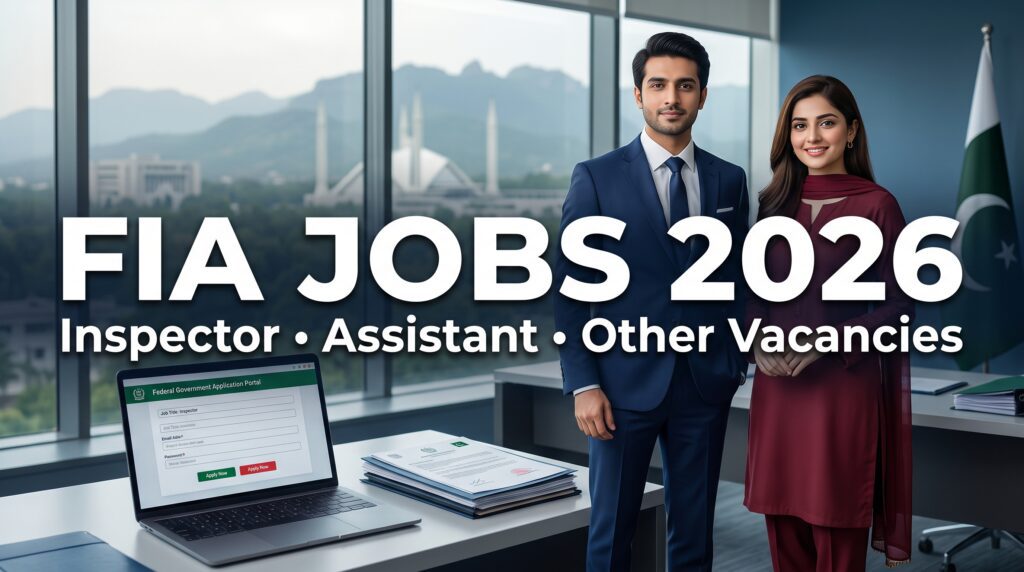FIA Jobs 2026 Inspector Assistant and Other Federal Government Vacancies in Pakistan