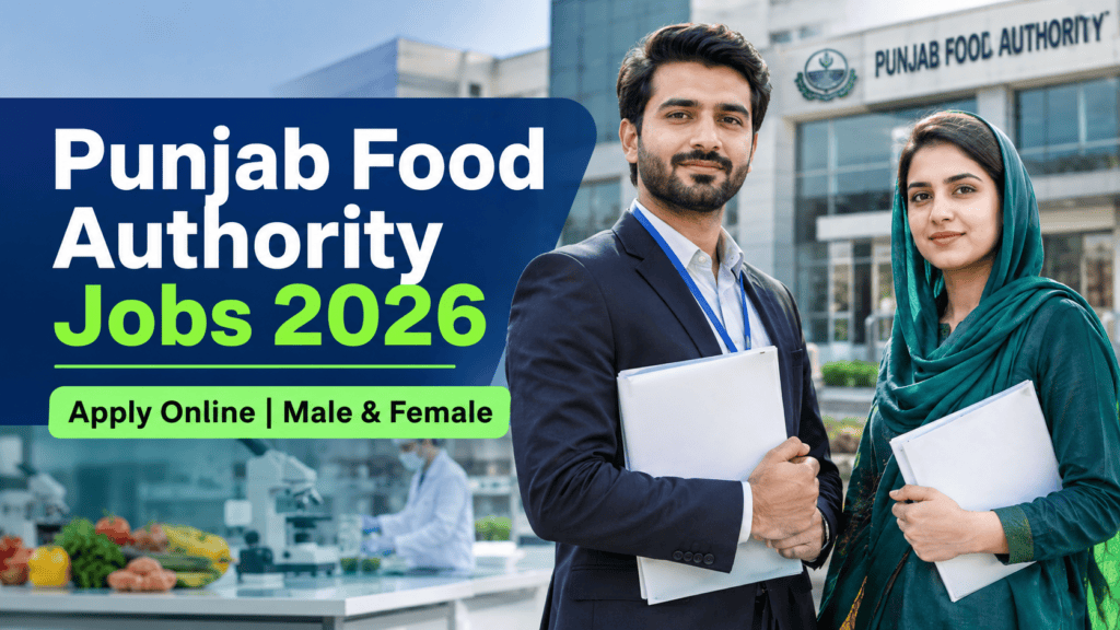 Punjab Food Authority Jobs 2026 apply online for male and female candidates