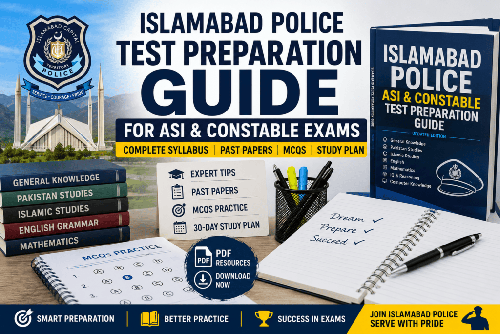 Islamabad Police Test Preparation Guide for ASI and Constable Exams