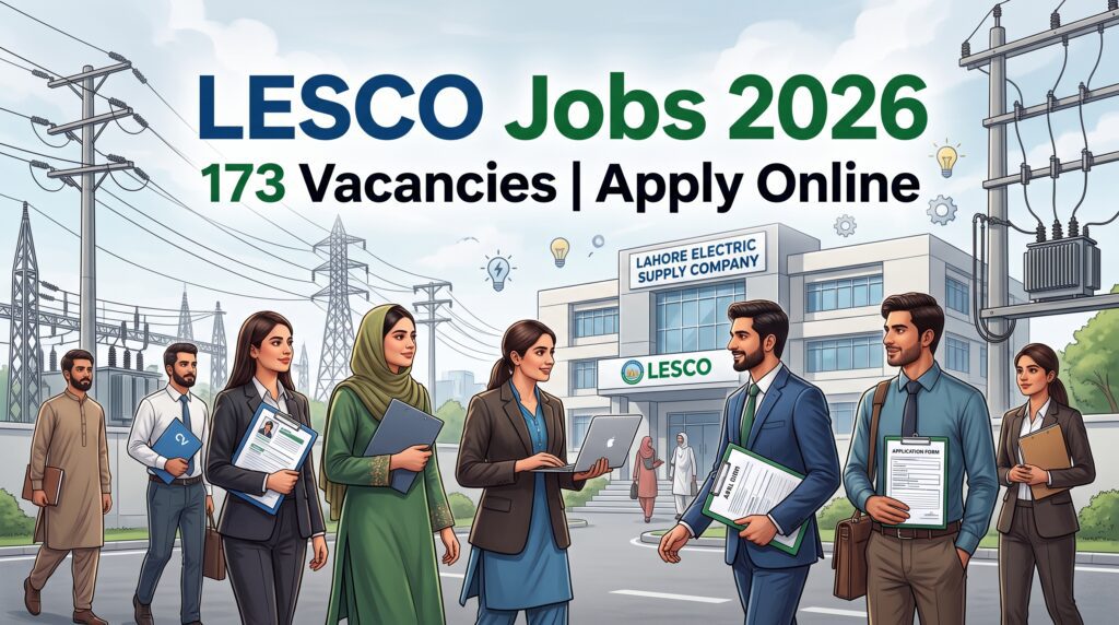 LESCO Jobs 2026 – 173 vacancies, apply online through OTS