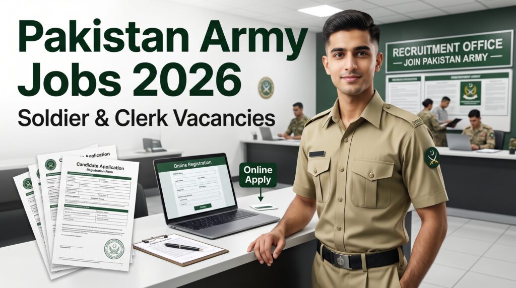 Pakistan Army Jobs 2026 Soldier and Clerk Vacancies