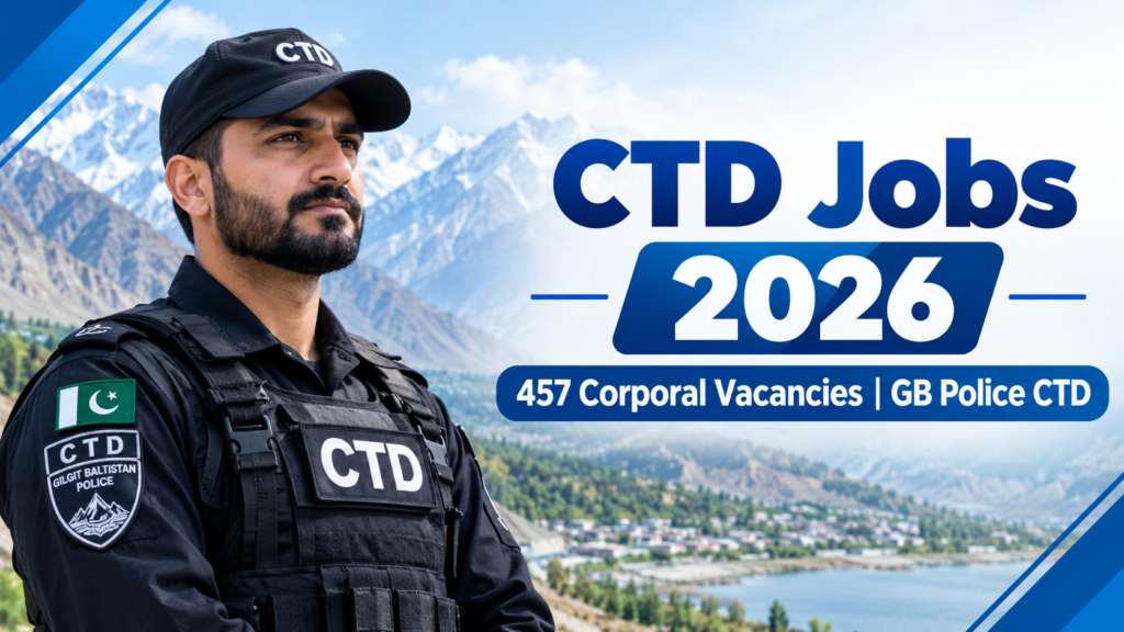 CTD Jobs 2026 457 Corporal Vacancies in GB Police
