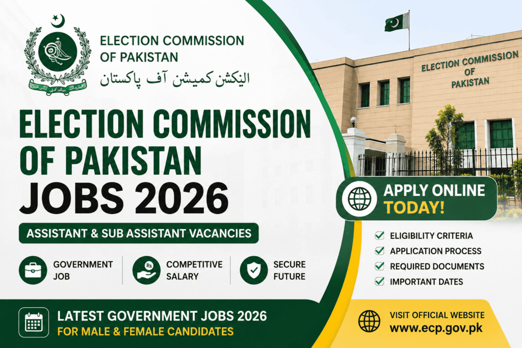 Election Commission of Pakistan Jobs 2026 – Assistant and Sub Assistant Vacancies