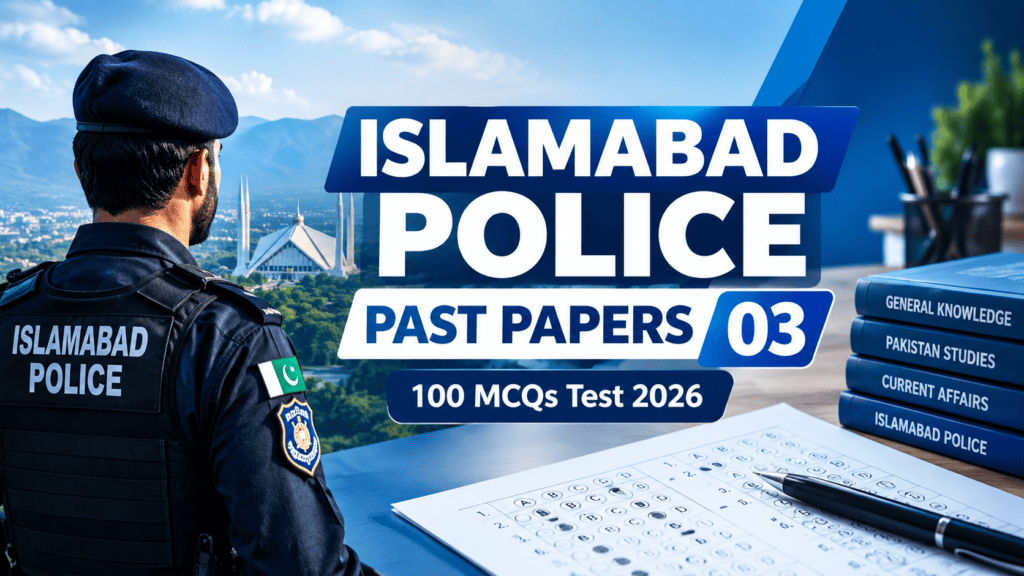 Islamabad Police 100 MCQs