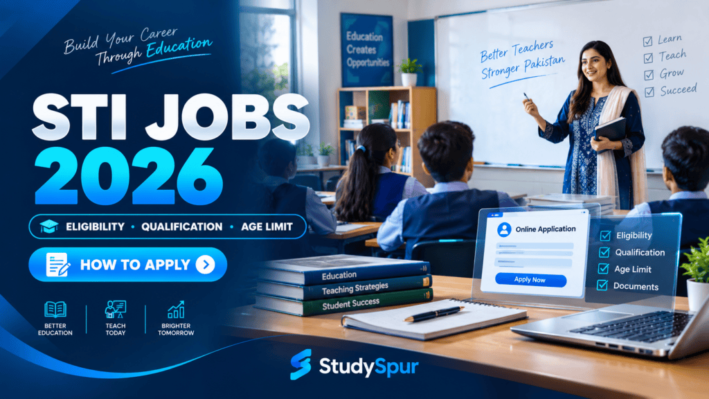 STI Jobs 2026 eligibility criteria, qualification, age limit and online apply